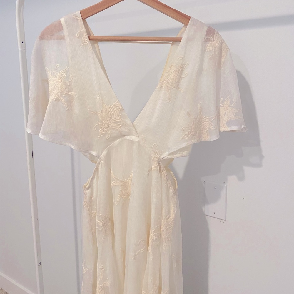 ASTR the label dress with cutout sides